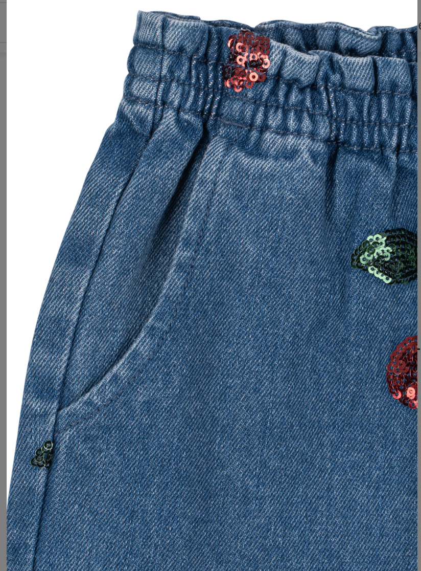 Magot Cherry Sequin Frill Pant- Konges Slojd FW26