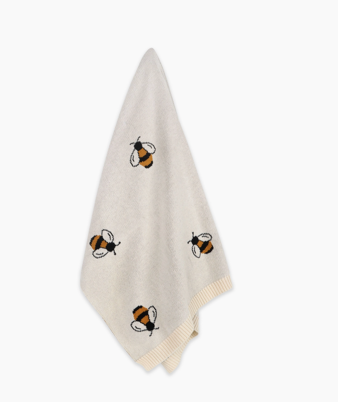 Bee Jacquard Knit Baby Blanket - Viverano