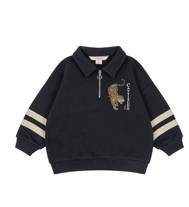 Loupy Half zip Catidude -Konges Slojd FW26