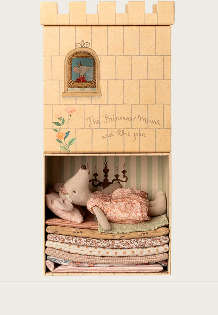 Princess and the Pea with Big Sister Mouse - Maileg