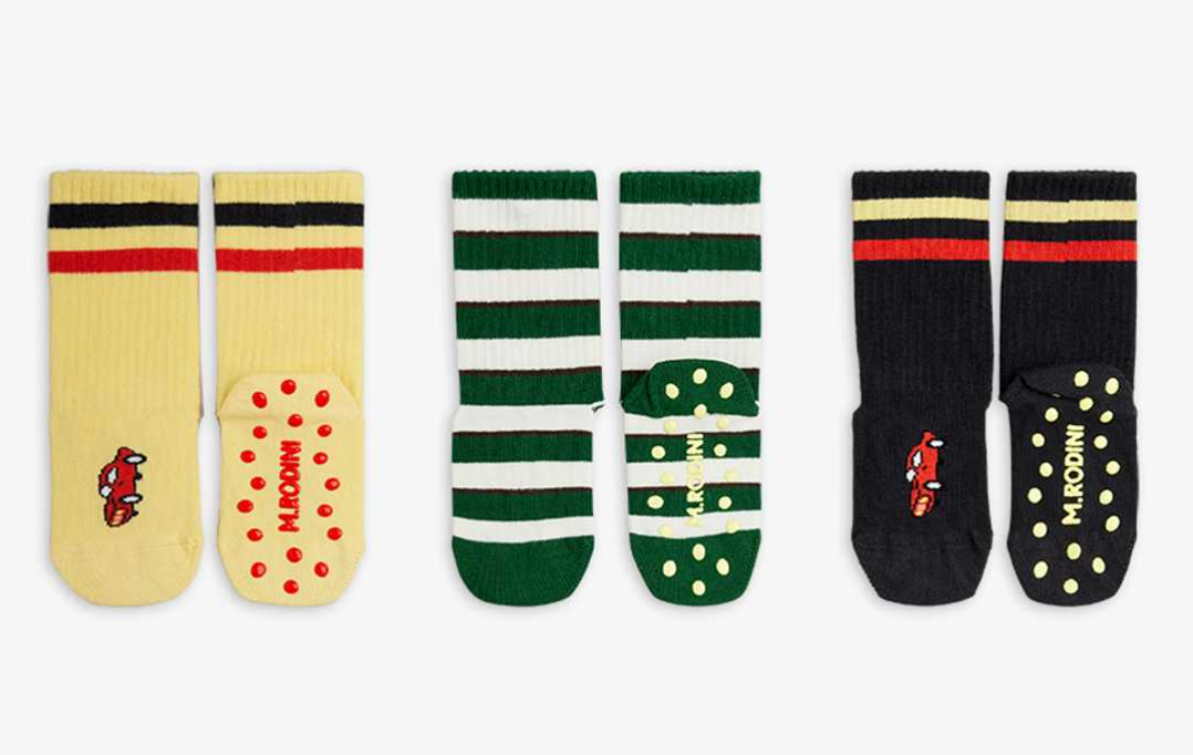 3pk Car Anti-Slip Sock -Mini Rodini SS27