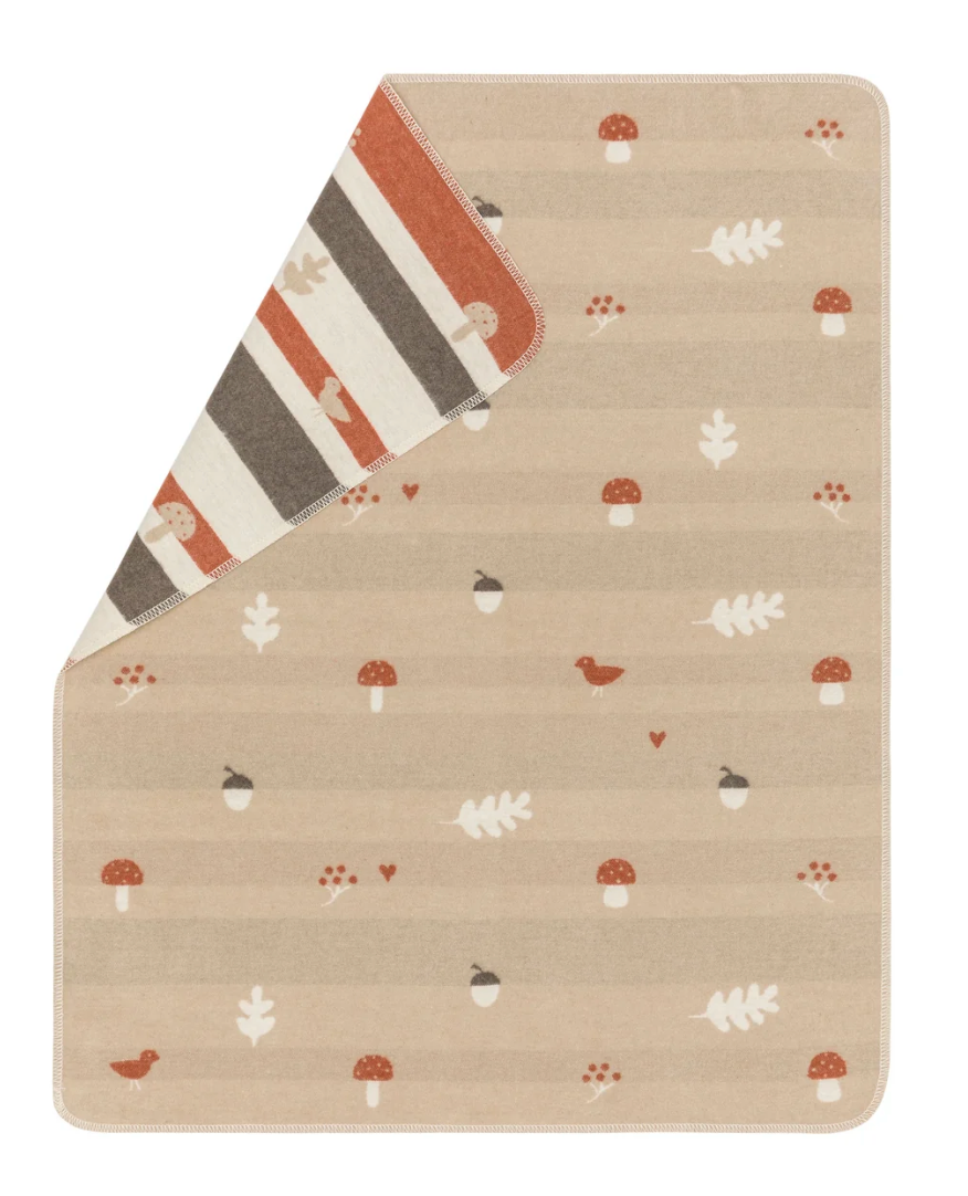 Acorn Forest Friends Blanket - David Fussenegger