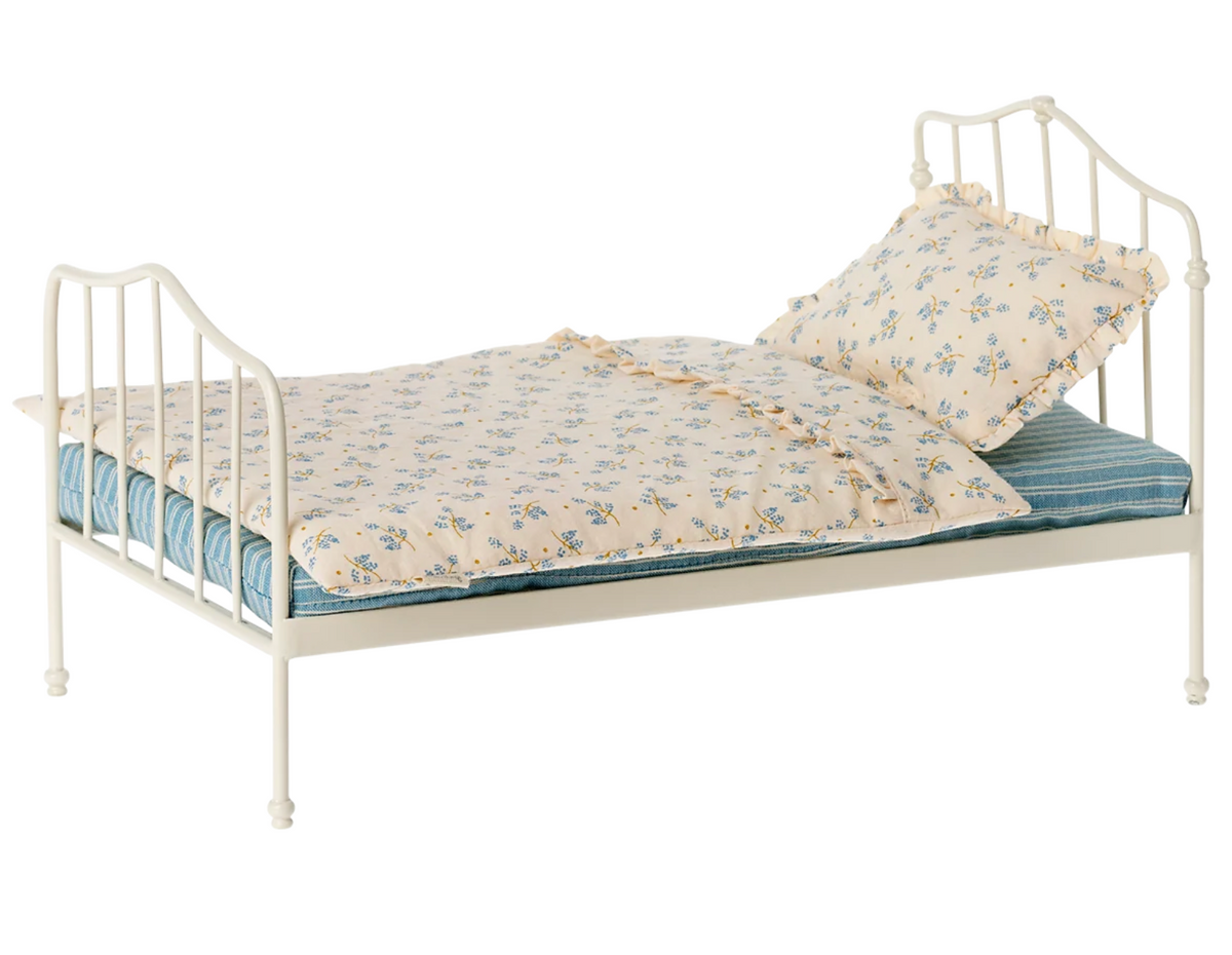 Miniature Vintage Bed in Blue - Maileg