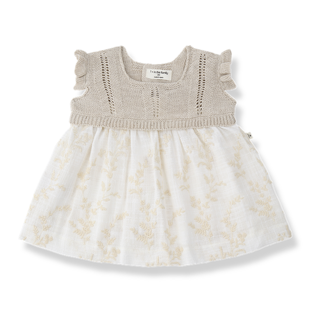 Saona Knit Floral Dress- More in the Family SP26