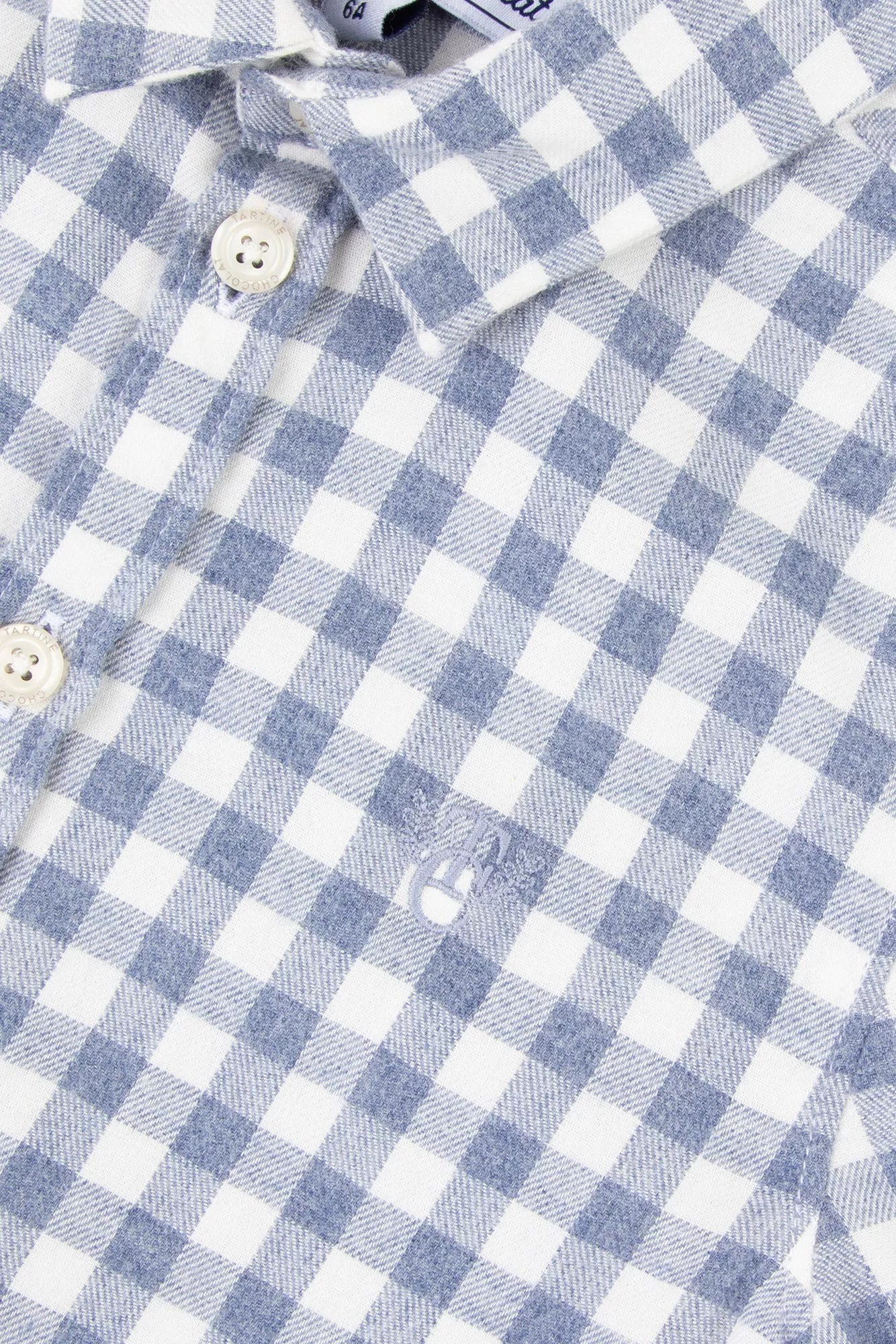 Large Blue Check Shirt - Tartine et Chocolat