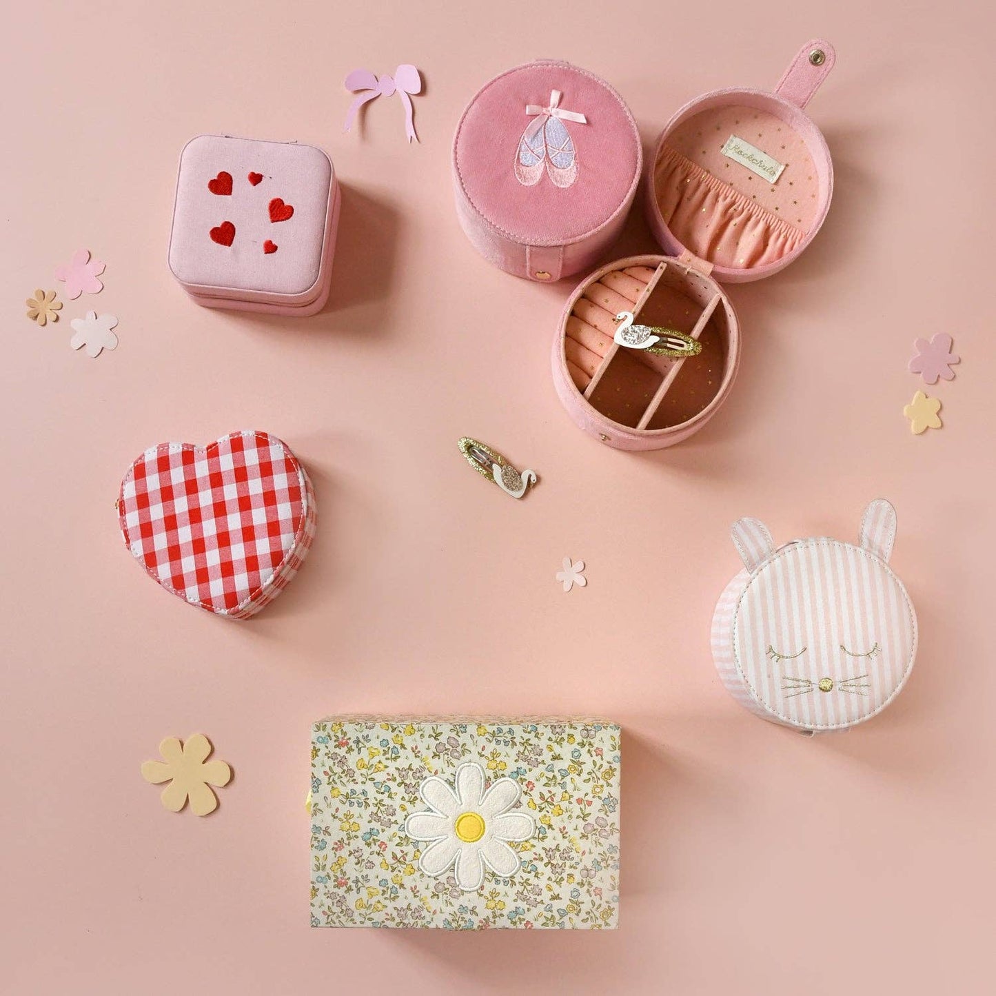 Sweet Hearts Square Jewellery Box