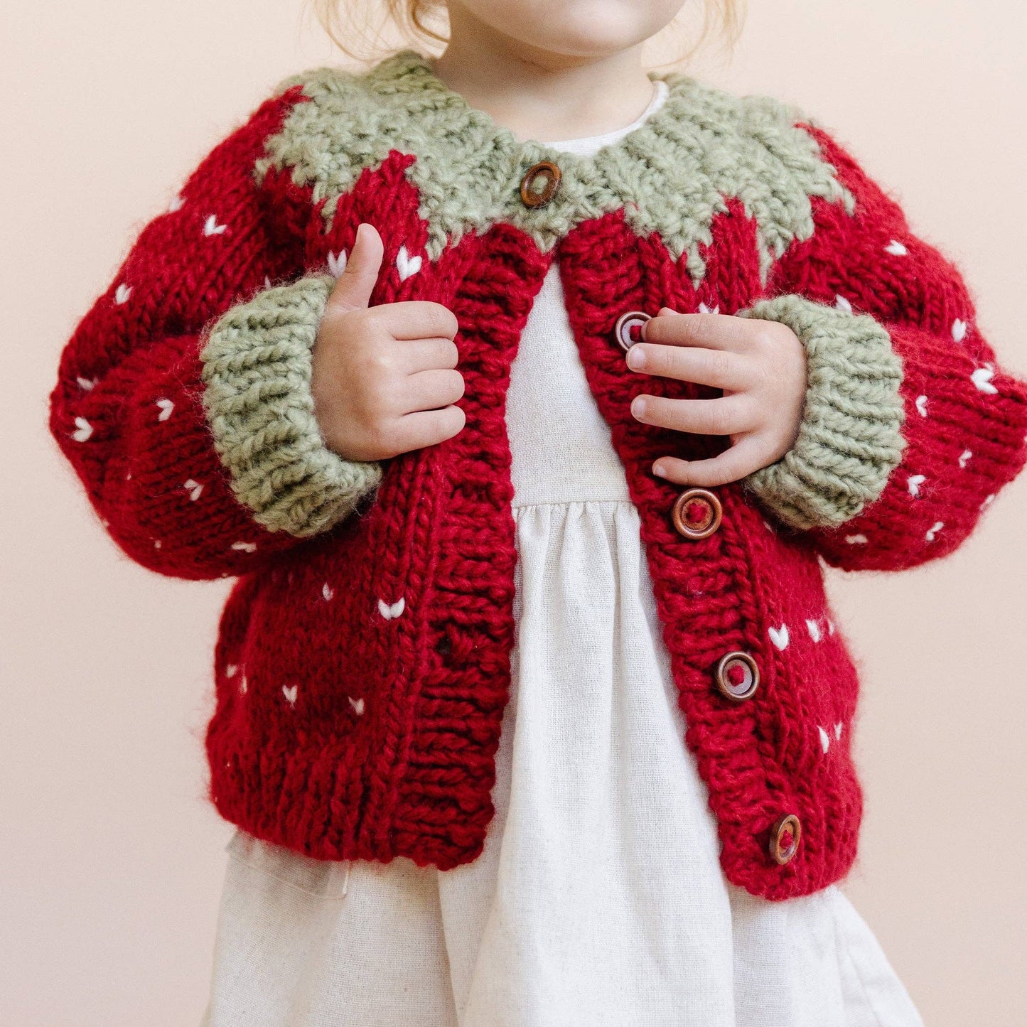 Strawberry Cardigan -blueberry hill