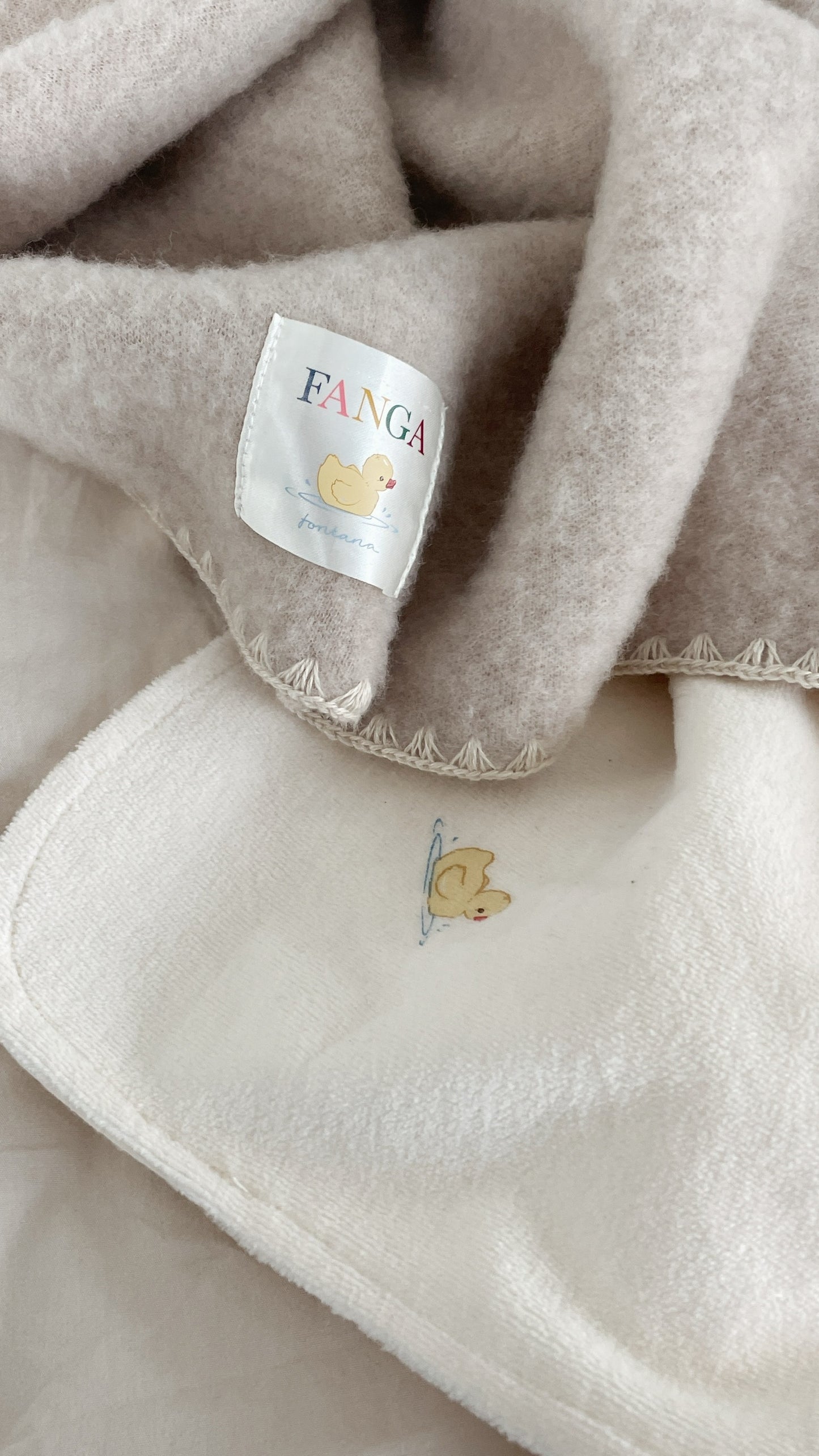 Erba Wool Fleece Baby Blanket -fanga