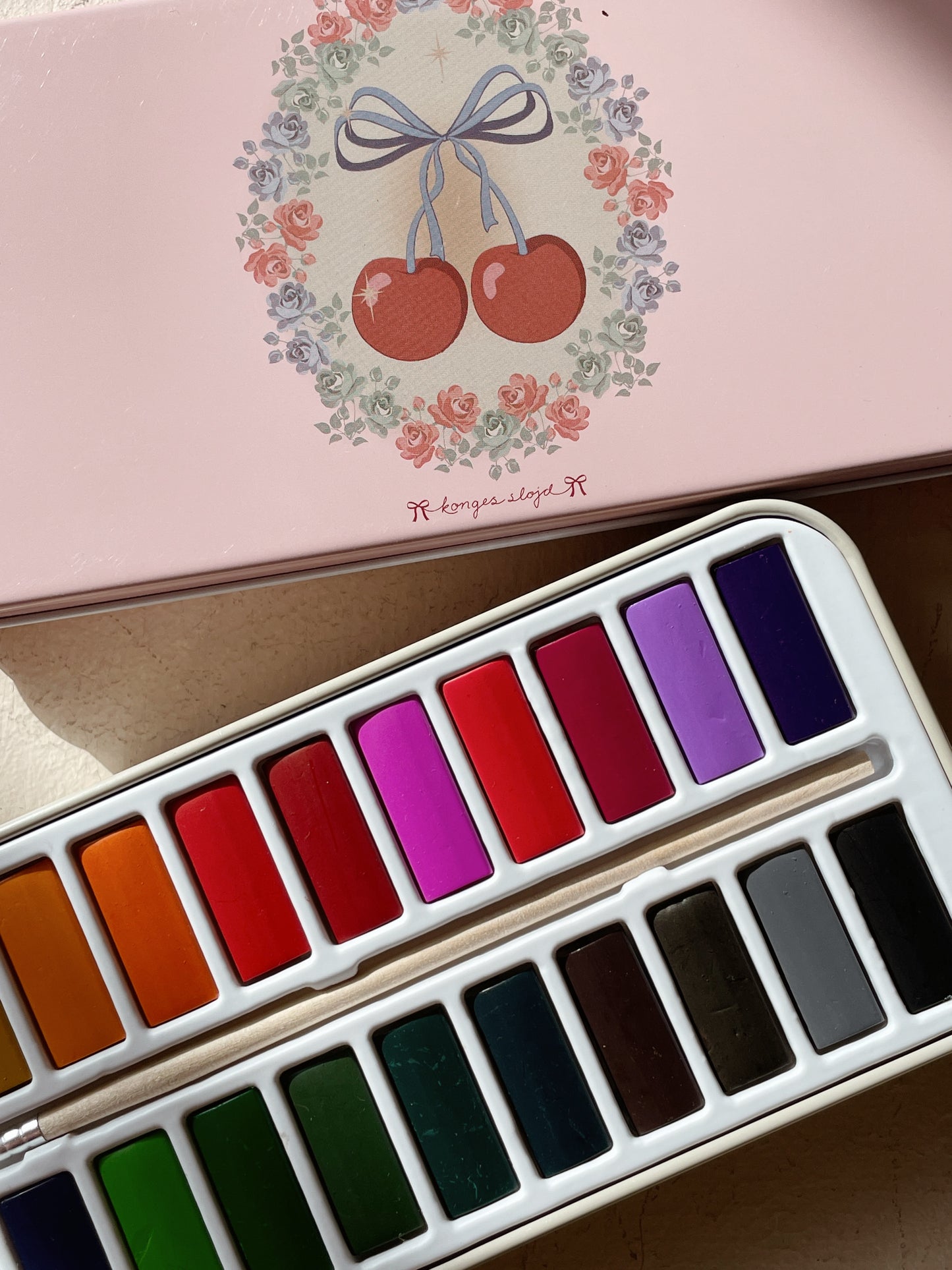 Watercolors Tin Box-Konges Slojd