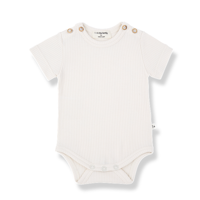 Denis Ribbed SS Body-One More in the Family SP26