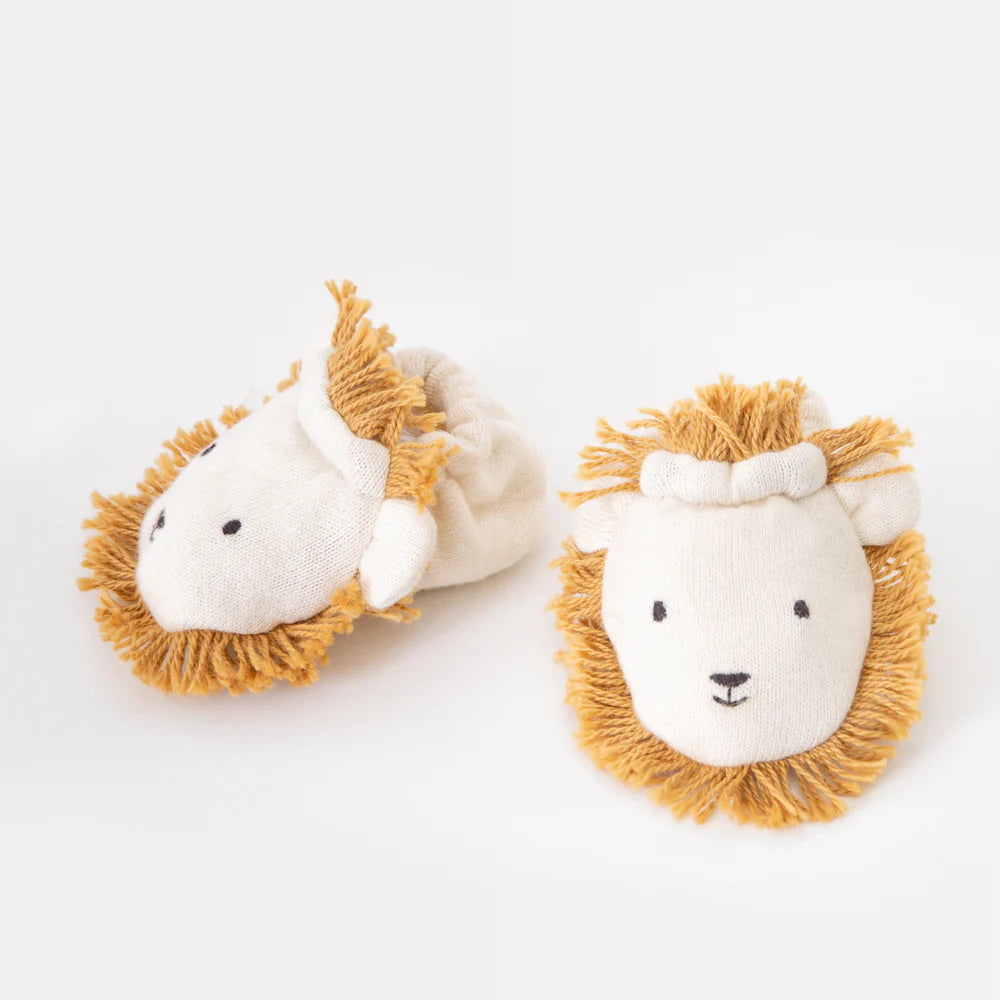Lion Baby Booties - Meri Meri