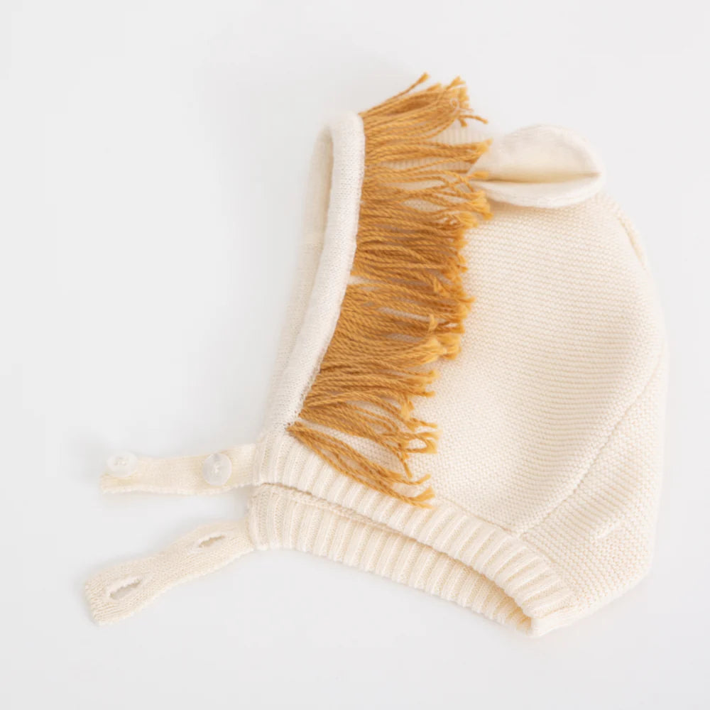 Lion Baby Bonnet - Meri Meri