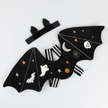 Embroidered Bat Wings Costume- Meri Meri