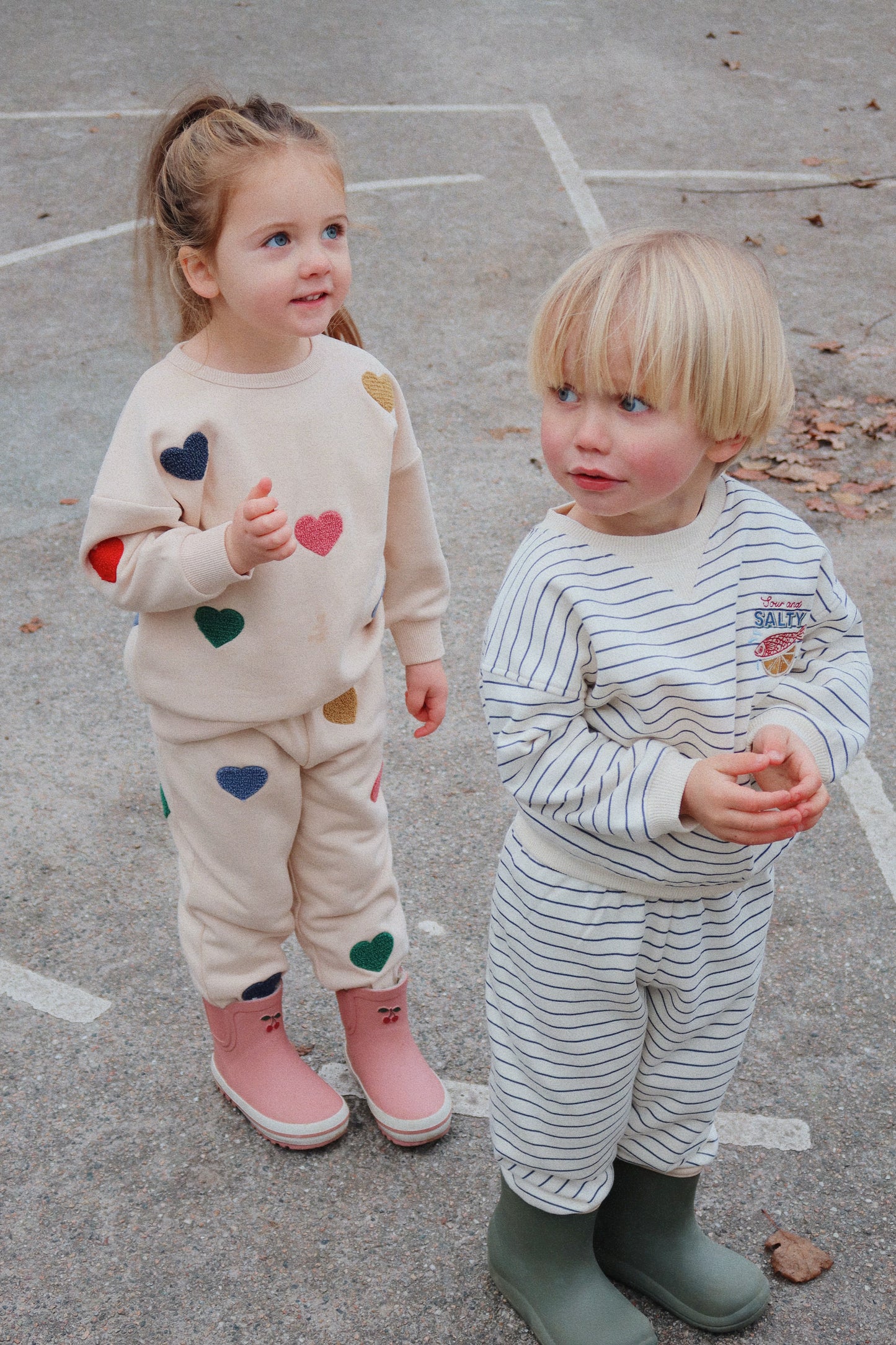 Lou Multi Heart Sweatpant-Konges Slojd FW25