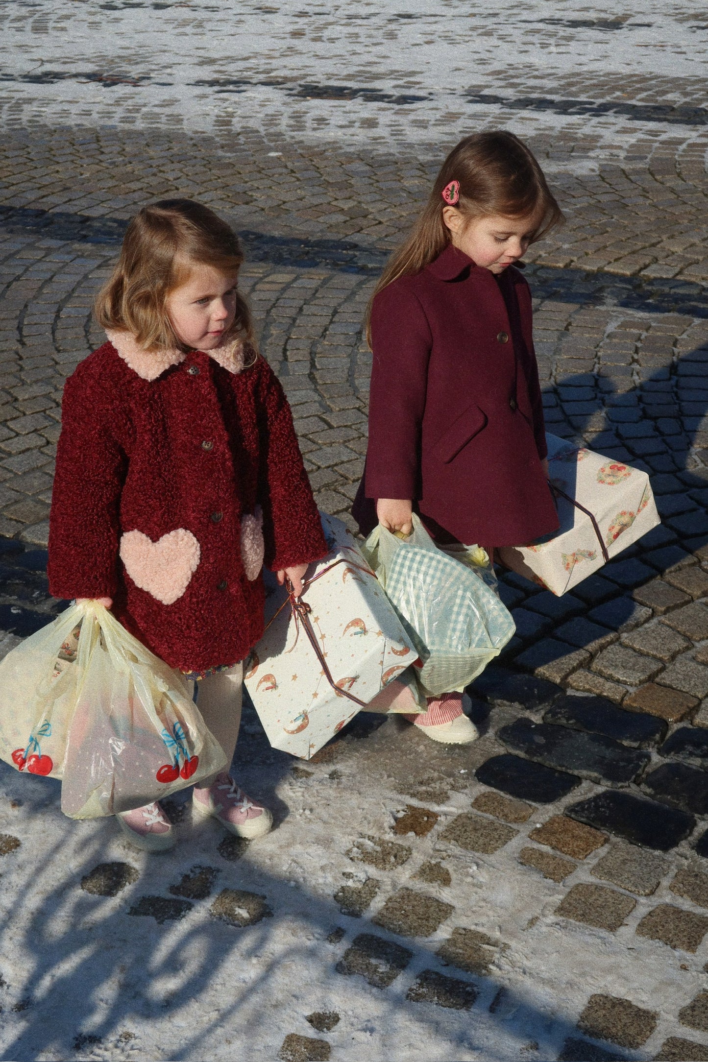 Fluffy Heart Coat-Konges Slojd FW25