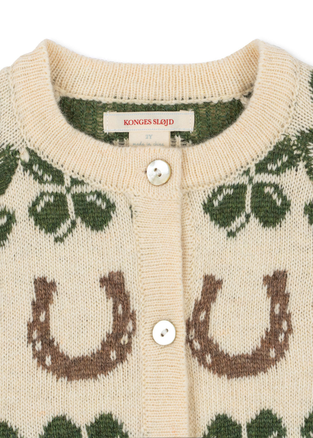 Belou Clover Knit Cardigan-Konges Slojd SP26