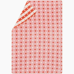 Hearts All OVer Toddler Blanket/Throw - David Fussenegger