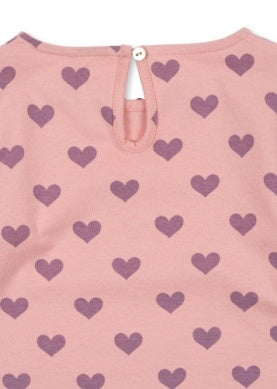 Drey Heart LS Tee Dress-Konges Slojd FW25