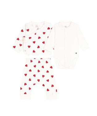 3pc Heart Set - Petit Bateau FW25