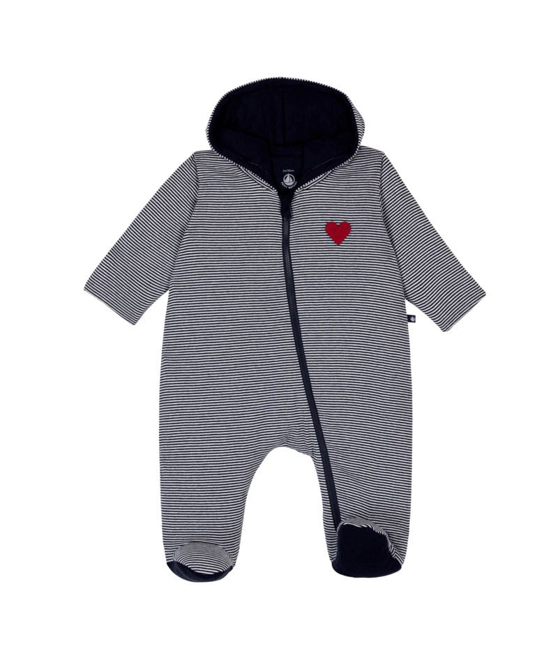 Baby Hooded Coverall - Petit Bateau FW26