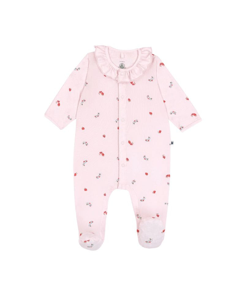 Berry Footie w Collar- Petit Bateau SP26