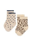 2pk Leo/Dot Sock -Konges Slojd