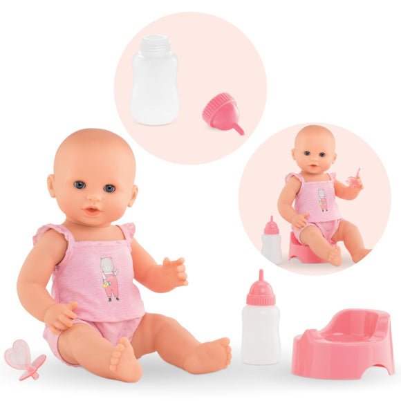 Drink and Wet Bath Baby Doll - Corolle