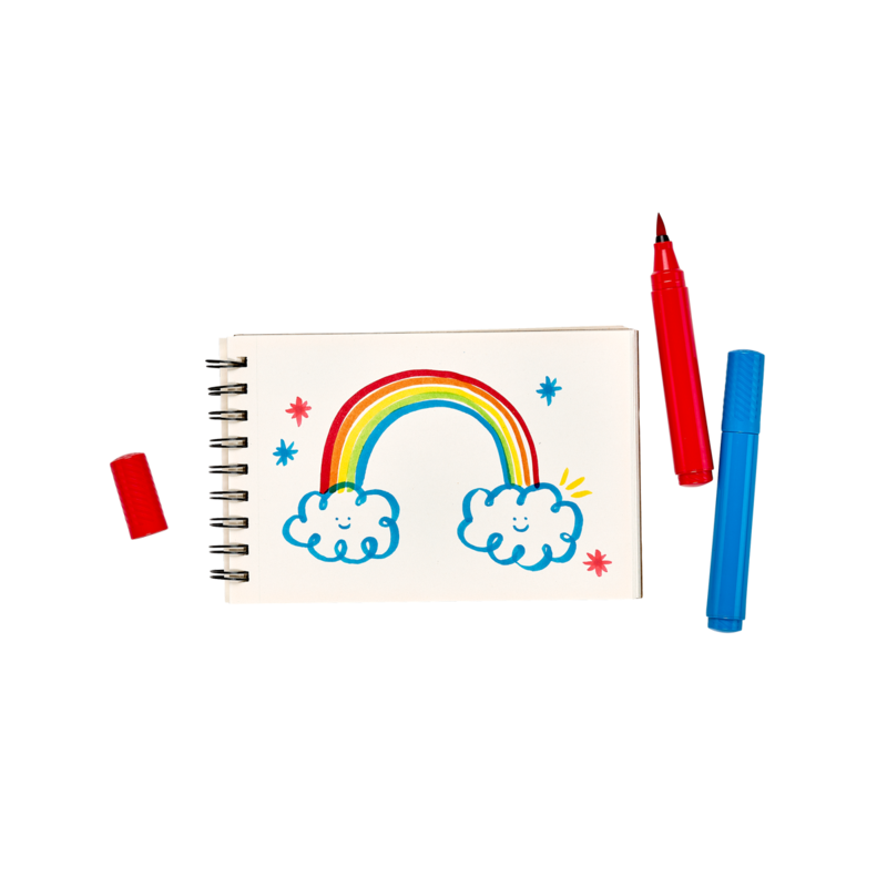 Big Bright Brush Markers (Set of 10) - Ooly