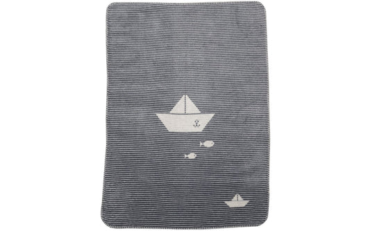 Sailboat/Stripes Blanket - David Fussenegger