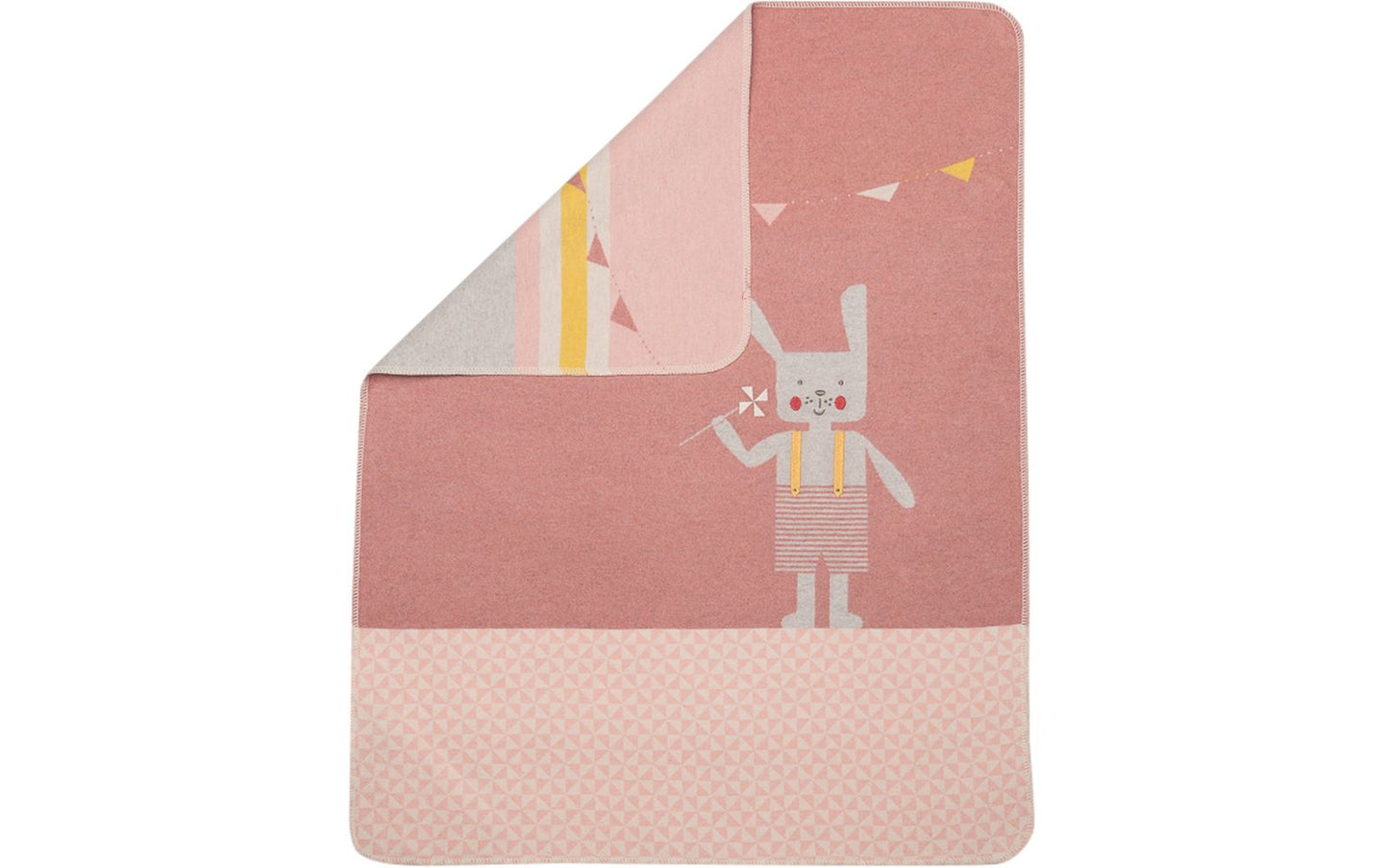 Embroidered Bunny Blanket - David Fussenegger