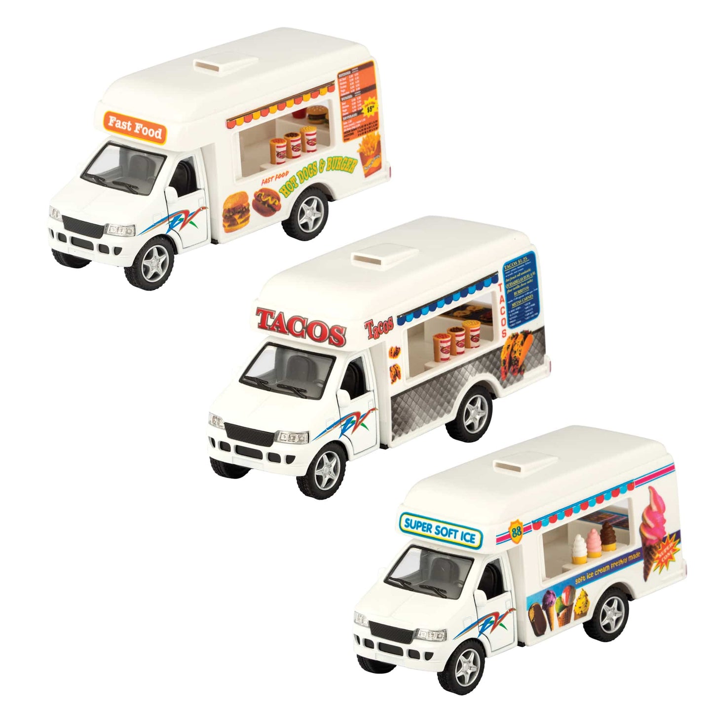 Die Cast Food Trucks - Schylling