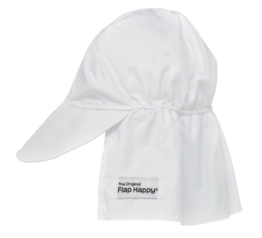 UPF 50+ Organic Flap Hat with Ties - Flap Happy