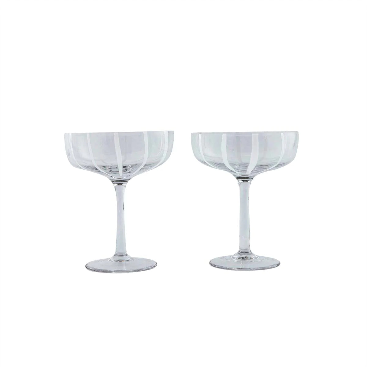Mizu Coupe Glass Set (2) - Oyoy