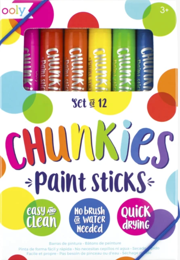 Set of 12 Chunkies Paint Sticks - Ooly