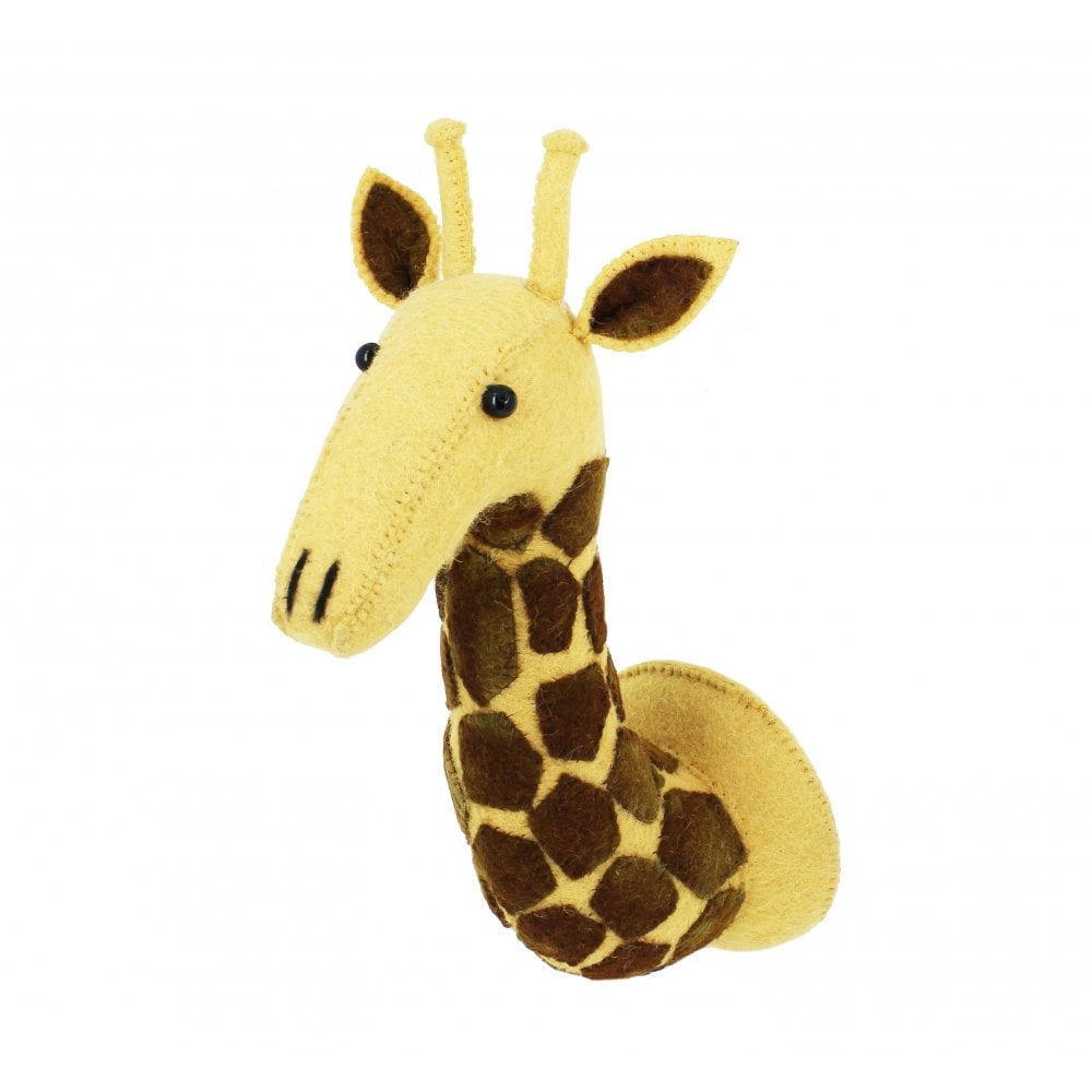 Mini Giraffe Head Wall Decoration - Fiona Walker