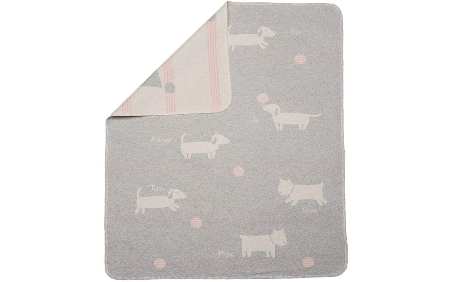 Dogs All Over Baby Blanket - David Fussenegger