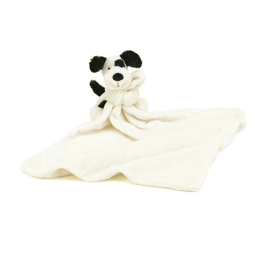 Bashful Black and Cream Puppy Soother - Jellycat