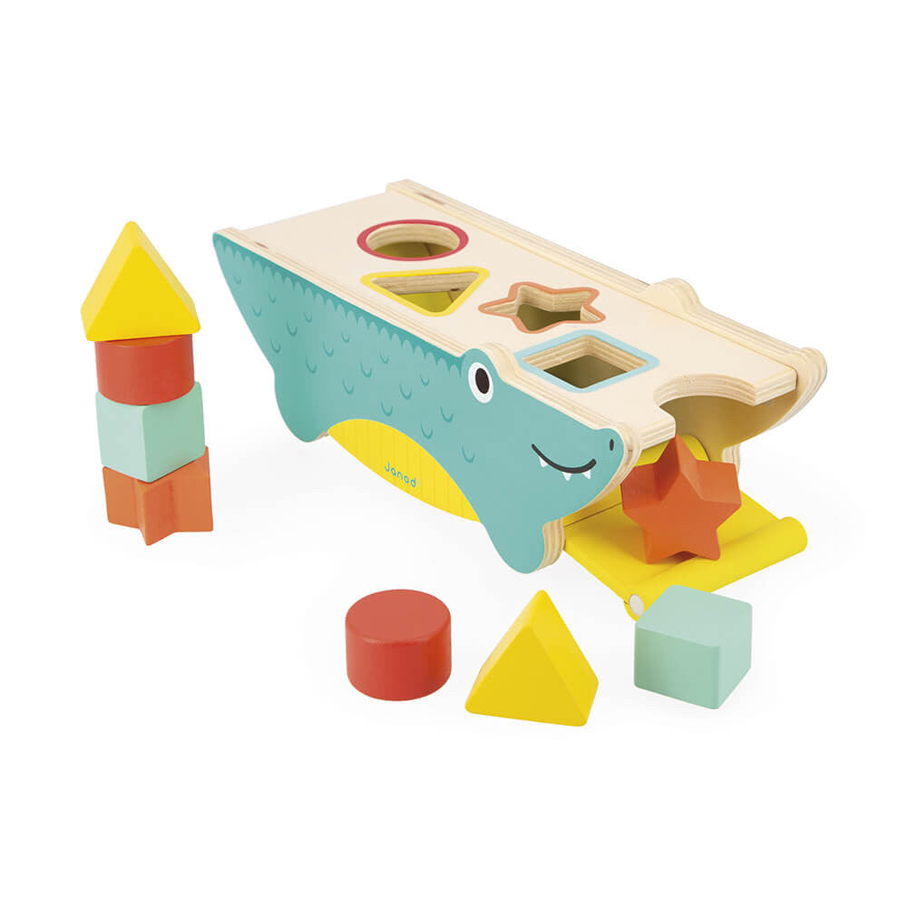 Tropik Shape Sorting Crocodile - Janod