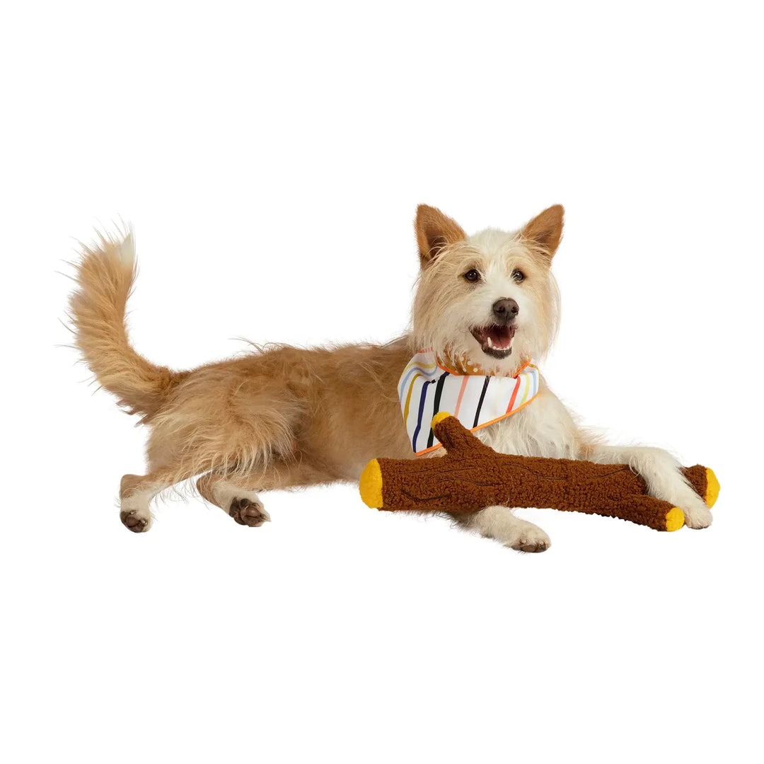 Manhattan Pet Toy Twiggy Large Soft Fetch Stick and Squeaker