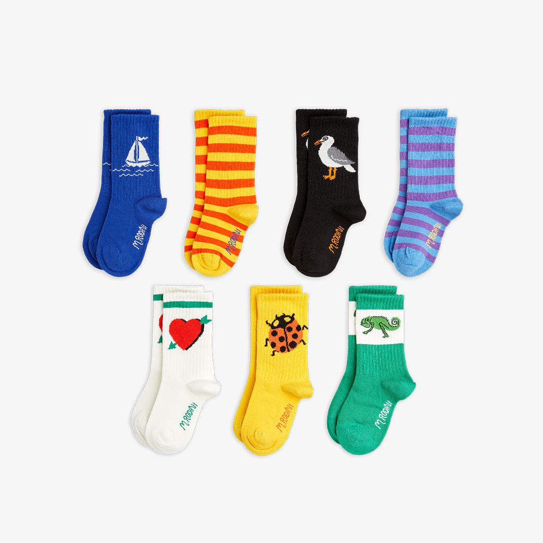 Seagull 7pk sock -Mini Rodini SP25