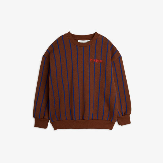 Vertical Stripe Sweatshirt-Mini Rodini FW25