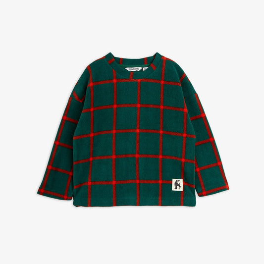 Plaid Fleece Top -Mini Rodini FW25