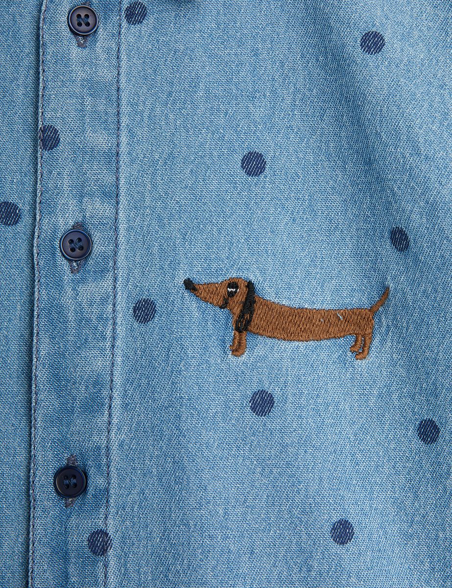 Denim Shirt w Dots-Mini Rodini SP26
