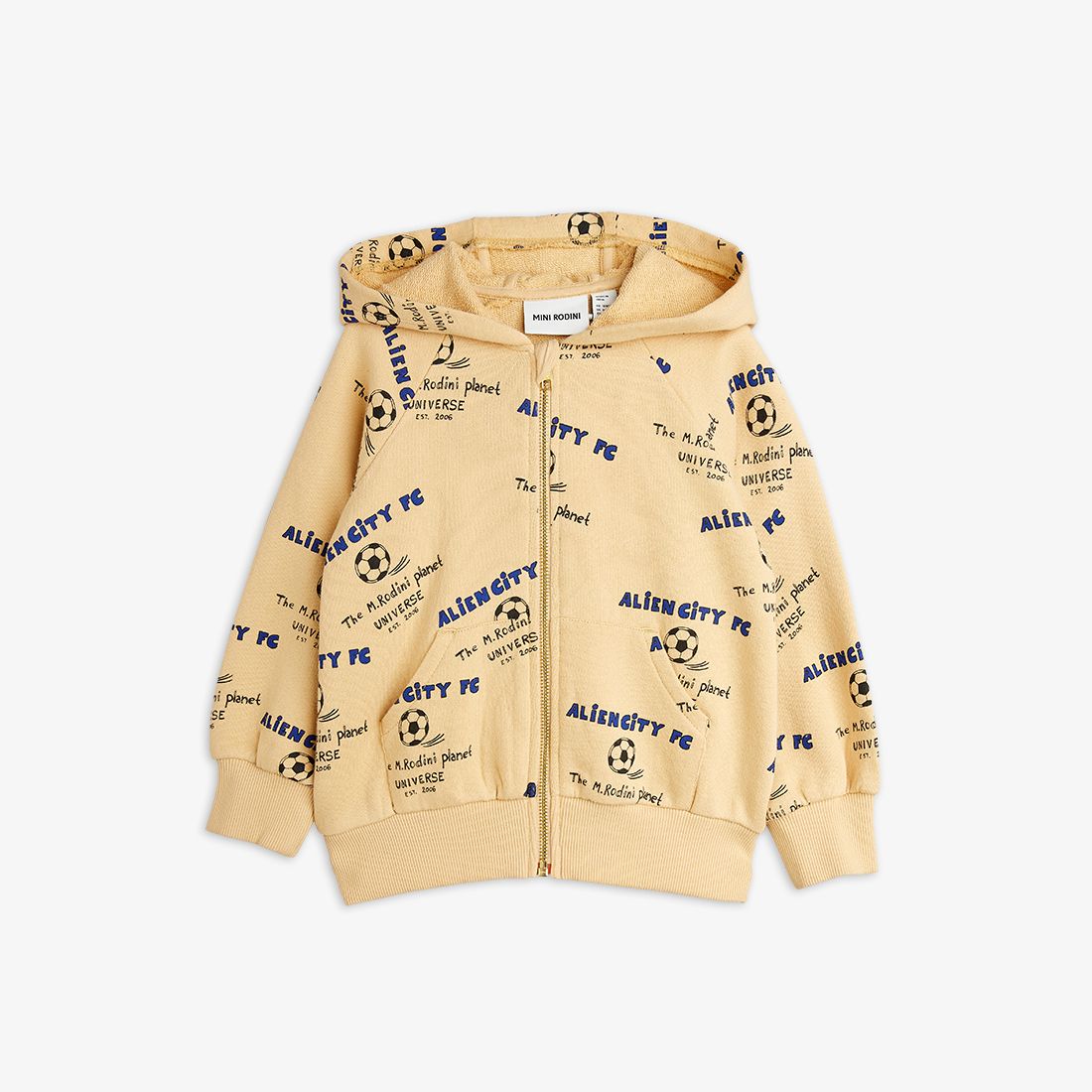 Alien City Zip Hoody-Mini Rodini SP26