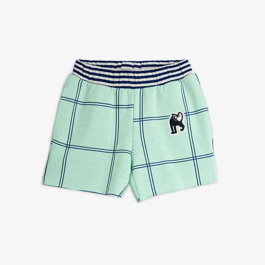 Check Panther Patch Sweat Short-Mini Rodini SP26