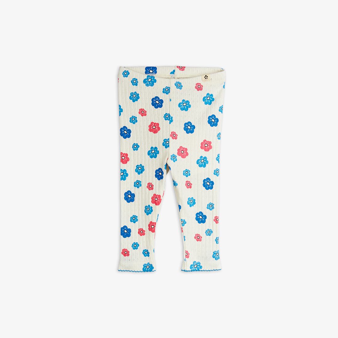 Flowers Pointelle Legging-Mini Rodini SP26