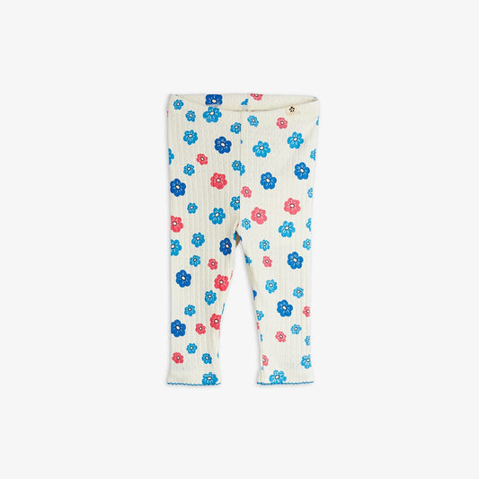 Flowers Pointelle Legging-Mini Rodini SP26