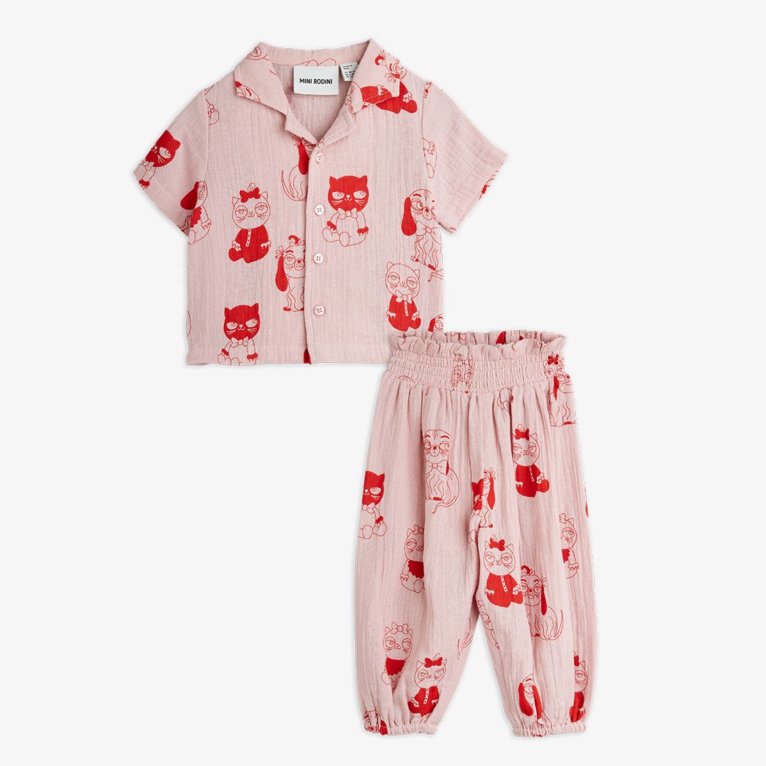 2pc Kitty Set -Mini Rodini SP26