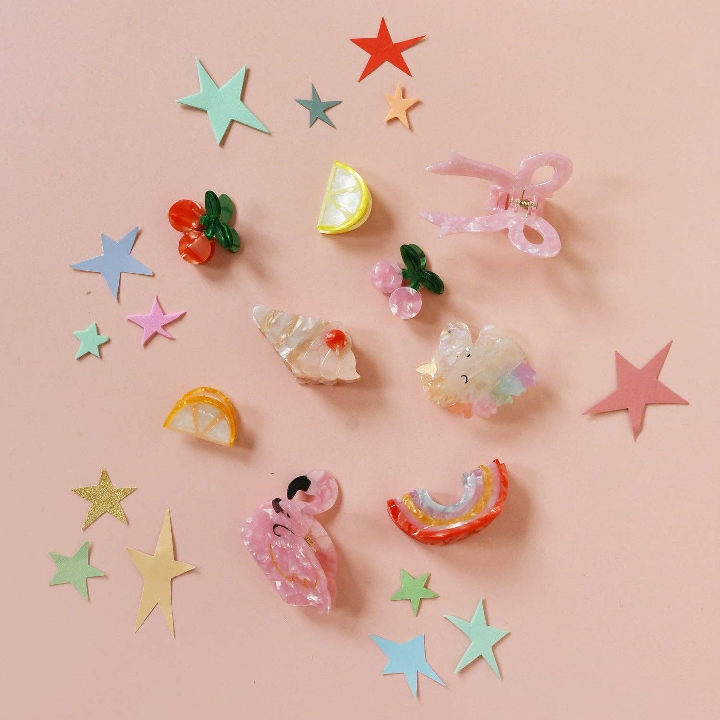 Very Cherry Ice Cream Claw Clip