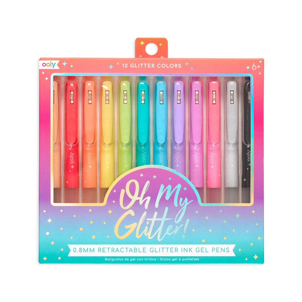 Oh My Glitter! Retractable Glitter Gel Pens - Ooly